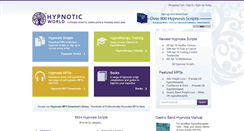 Desktop Screenshot of hypnoticworld.co.uk